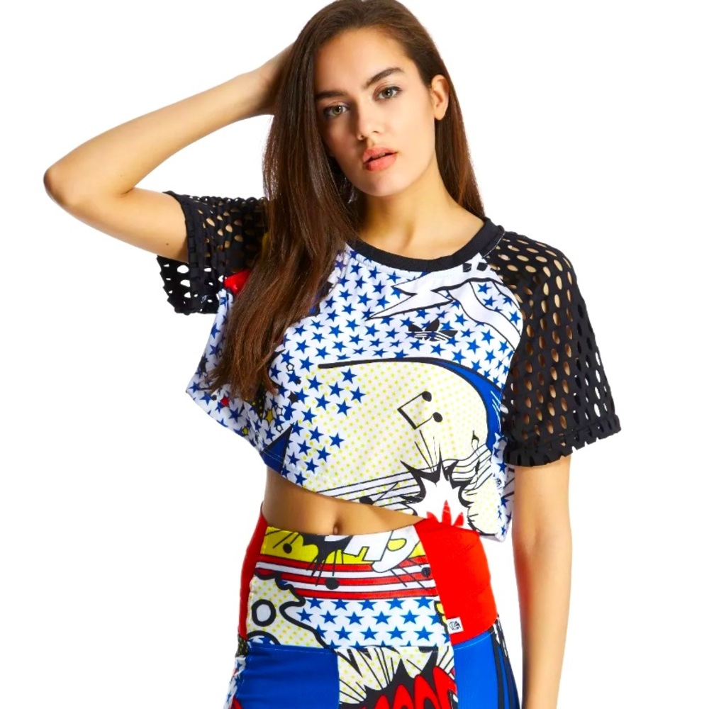 💙❤️ adidas X Rita Ora crop top - M